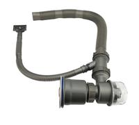 TOPINCN Kitchen Sink Drain Pipe Kit, Professional Garbage Disposal Installation Kit Flexible Basin Drain Strainer Assembly, for Single Sink Drainage and Garbage Disposal