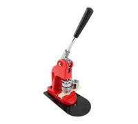 TOPINCN Knopfmacher Press The Machine with 100 PCs Button Parts Cutter for Political Campaigns Stainless Steel Bathrooms Manufacturers for Sporting Events (32mm)