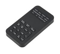 TOPINCN Language Changer Sustainable Sound Effect Devices 8 Sound Changes for Telephone Calls, ABS Black, Handheld Mini Voice Changer for KTV DJ Phonograph Recording Studio