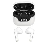TOPINCN Language Translator Earbuds, Smart Bluetooth Translator, 144 Languages Translation Device for Travelers, White (White)