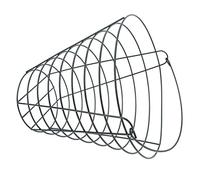 TOPINCN Large Capacity Golf Ball Storage Basket Lightweight Metal Container with Foldable Handle for Schools and Golf Courses (Large)