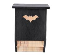 TOPINCN Large Double Chamber Wooden Bat House Outdoor Big Bat Box Large Cedar Wood Bat House for Outside Tree Weatherproof Wooden Bat Shelter