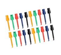 TOPINCN Large Permanent Test Clamp/Holder Grave for Electronic Test Multimeter Accessories, Simple Operation for IC Repairs, 20PCs Hooks for Repair Men (Large test hook)