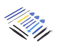 TOPINCN LCD Screen Spudger Handy Plastic Triangular Opening Tool Set for Mobile Phone Computer Camera Repair, PVC Material, 16 Pieces