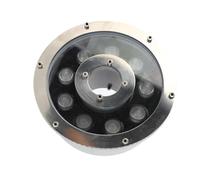 TOPINCN LED Fountain Lights Pond Lights Stainless Steel Brightness Landscape Spotlight Yard Spot Light for Outdoor Garden Water Landscape Stream Waterfall (Warm White 9W)