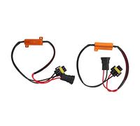 TOPINCN LED Light Resistor Set 2PCS All in One Design for Decoding LED Headlights and Turn Signals Lightweight Aluminum Alloy