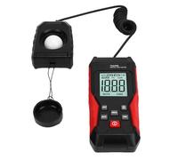 TOPINCN Light Meter, Digital Illuminance Meter Range Up to 200,000LX Handheld Photometer with LCD Display for Grow Plants Factory Laboratory, Luxmeter Brightness Measurement Tool