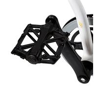 TOPINCN Lightweight Bicycle Pedals Bearing Platform Pedals for Long Distance Riding 1 Pair Aluminium (Black)