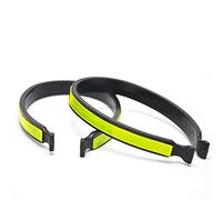 TOPINCN Lightweight Reflective Pants Clips Improving Visibility for Night Riding, 2 Pieces Cycling Pants Straps for Safety