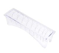 TOPINCN Limit Comb Storage Box for Hair Clippers, Durable Plastic Organizer Case, 8 or 10 Slots, Ideal for Hairdressing Accessories (Limit Comb Box 10 Pieces)