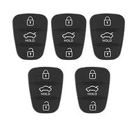 TOPINCN Long-Lived Black Rubber-3 Button Pad for Fit for The-Key Caste, Comfortable Button Cover for Passage for Drivers (with Letters)