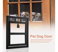 TOPINCN Long -lived Plastic Dogs -Dogs Cat Cat Door with Magnetic Locking, Avoid, Suitable for Screen Windows, 1 X Front Door (L Day style)