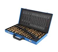 TOPINCN Lot Drill Bit Durable HSS Drill Bits Set with Storage Box for DIY Enthusiasts
