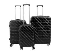 TOPINCN Luggage Sets, 3 Piece Hardshell Suitcase Set with Spinner Wheel, Hardside Suitcase Set with TSA Lock, Expandable Travel Luggage for Men and Women (20in 24in 28in) (Black)