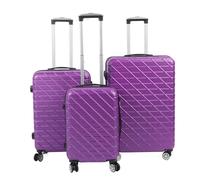 TOPINCN Luggage Sets, 3 Piece Hardshell Suitcase Set with Spinner Wheel, Hardside Suitcase Set with TSA Lock, Expandable Travel Luggage for Men and Women (20in 24in 28in) (Purple)