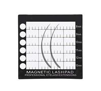 TOPINCN Magnetic Eyelashes Pad with Adjustable Headband for Eyelash Extension, Easy to Use for Hair Wrapping, with 4 Lash Pad Holder for Almost All People