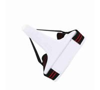 TOPINCN Maintenance for the Groin Area of the Comfortable Ergonomic Cross for Taekwondo, Boxing, Karate Women PU White XL (L)