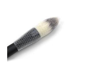 TOPINCN Makeup Brush Mesh Cover Flexible Protective Guard for Cosmetic Brushes 100Pcs for Extending Brush Life Suitable for Various Flowers PES Material