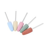 TOPINCN Manicure Drill Bits - 5pcs Nail Art Silicone Polisher for Effective Dead Skin Removal, Pedicure Grinder Tool