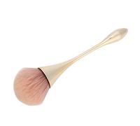 TOPINCN Manicure Dust Removal Brush Soft Fiber Nail Powder Cleaning Brush with Long Handle for Nail Artists, Safe and Durable Tool 7.9" for Salon and Home Use