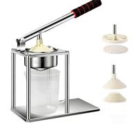 TOPINCN Manual Juicer Stainless Steel Handheld Citrus Fruit Press Nut Grinder Nut Crusher Mill with Ergonomic Non-Slip Silicone Handle for Lemon Orange Grapefruit Pomegranate Jam