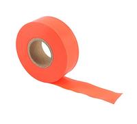 TOPINCN Marking Roll, High Visibility Camping Marking Ribbon Non-adhesive Caution Tape Multipurpose Tape Labeling Tagging for Restaurants Schools Gyms Social Distancing (orange)