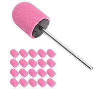 TOPINCN Material Resistant to Loops and Durable Layer, 20 Sandpaper Tapas in Glass Paper (Pink)