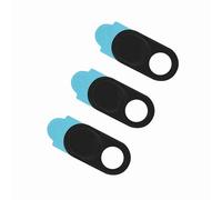 TOPINCN Metal Lens Cover Camera Privacy Protect Sticker Webcam Case for Smartphone Tablets, Thin Webcam Protection Sticker for Cyber Security and Privacy Protection (Black)