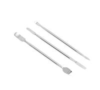 TOPINCN Metal Pry Tool Kit Durable Repair Open Pry Tool Kit for Mobile Phone Tablet Laptop for Phone Repairers Universal 3Pcs Silver