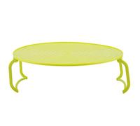 TOPINCN Microwave Oven Heating Rack Multi-Functional Plastic Folding Layered Steaming Cooking Tray Holder Organizer Kitchen Gadget(Green)