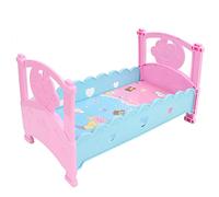 TOPINCN Mini Beautiful Simulation of Dolls Doll Bed, Safe and Durable Cartoon Furniture for Children Play House Toys, Magnificent House Accessories