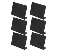 TOPINCN Mini Display Chalkboard Durable Plastic Material 20pcs Black Chalkboard Signs Set with Pen