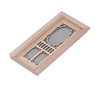 TOPINCN Mini Doll House Screen Door Birch Furniture Model, Accessory for 1:12 Dollhouse Living Room Decor