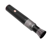 TOPINCN Mini Handheld Cordless Vacuum Cleaner, Car Home High Power Suction Blow Suction Dual Use with Super Soft Brush, Coffee Machine Powder Collector for Car Home Coffee Bar (Black)