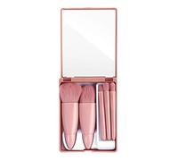 TOPINCN Mini Make Up Brush Complete Function Portable Soft for Travelers Artificial Fiber Travel Cosmetic Brush Set for Quick Makeup on the Go Compact Size
