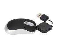 TOPINCN Mini Mouse Stylish Shiny Portable Laptop Mouse, Plug and Play Small Mouse for Vista/Me, Laptop Mouse for Travel, ABS and PVC Material