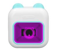 TOPINCN Mini Printer Sticker Thermal Printer, Pocket Printer, 7 Color Breathing Lightwith Bluetoothes Connectivity for Home and Office Use