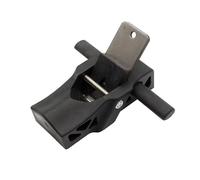TOPINCN Mini Wood Planer Durable Trimming Shaping Tool for Hand Planer Works Smoothly for Woodworking Enthusiasts (Black with Handle)