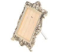 TOPINCN Miniatur Vintage Photo Framework European Decorative 1:12 Doll House Picture Framework Life Egg for Toyhouse Safe Alloy/birch Material (A)
