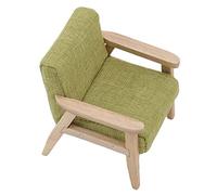 TOPINCN Miniature Dollhouse Sofa 1:12 Doll House Furniture Decoration, Realistic Hand Pain (Grass Green)