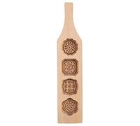 TOPINCN Mooncake Mold, Mid-Autumn Festival Wood Pastry Mold Making Mung Bean Cake Ice Skin Baking Tools (#1)