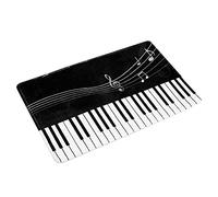 TOPINCN Musical Note Printing Non-Slip Bath Mat, 40 * 60Cm Flannel Water Absorbent Bathroom Kitchen Floor Mat Pad Doormat Bath Rug Carpet(#2)