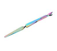 TOPINCN Nail Art Clips, Stainless Steel Multi Function Tool for Nail Shaping and Gel Removal, Suitable for Beginners and Professionals, 7.1" Long and Easy to Grip