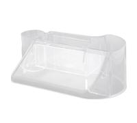 TOPINCN Nail Drill Stand Organizer Clear Plastic Nail Drill Holder Box Multifunctional Storage for Manicure Tools Portable for Home or Salon Use