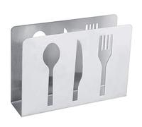 TOPINCN Napkin Holder, Tissue Dispenser Stainless Steel Paper Napkin Holder Modern Serviette Holder Rack Table Decor 4.72 * 1.18 * 3.39in