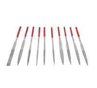 TOPINCN Needle File Set Sturdy Durable Comfortable Handle Convenient Mini Files Jewelry Files for Shaping 10Pcs (4 * 160mm)