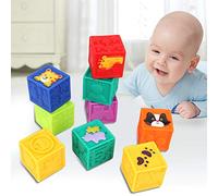TOPINCN Non -altically Soft Block Toys That Are Set for an Imaginative Game Tighten the Sound Blocks for the Development of Smaller, 9 Constructions for Learning Children, Suitable for the Play Room