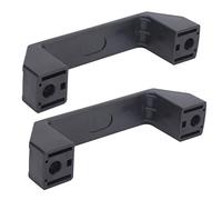 TOPINCN Nylon Plastic Pull Handle Efficiently Replaces Machine Tool Handle for Welding Machine, Inverter, Cold Storage Door, 2pcs for Industrial Equipment Black (120mm)