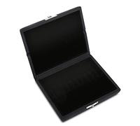TOPINCN Oboe Reed Case Storage Reed Storage Case Wooden Oboe Reeds Case Oboe Reeds Box Cover Reed Case Holder Wooden and PU Leather for 10/12/20pcs Oboe Reeds(10PCS)