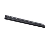 TOPINCN Office Ruler Aluminum Alloy Cutting Tool Ink Texture Straight Line Production 20 Cm L-Shaped (L Type 30cm)